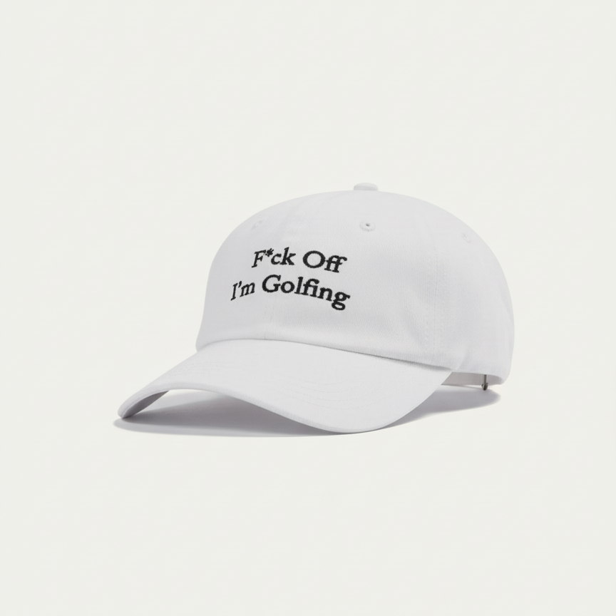 White hat front view